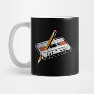 Cassette tape, vintage, 80s Mug